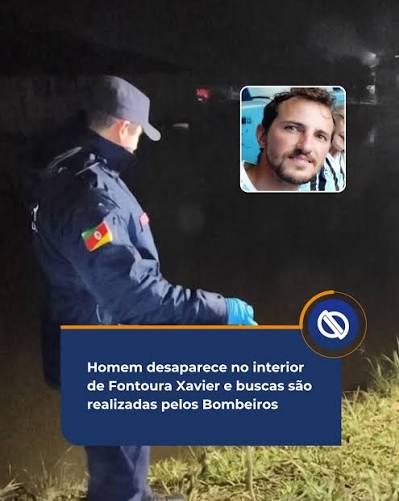 Homem de 35 anos desaparece após sair de casa e Corpo de Bombeiros faz buscas