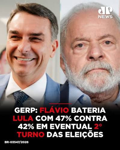 Gerp: Flávio venceria Lula com 47% contra 42% em eventual 2º turno das eleições